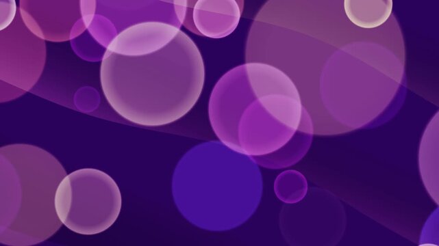 Bright violet circular bokeh light shapes ideal for adding a dreamy and magical touch to design projects. Suitable for backgrounds and overlays.