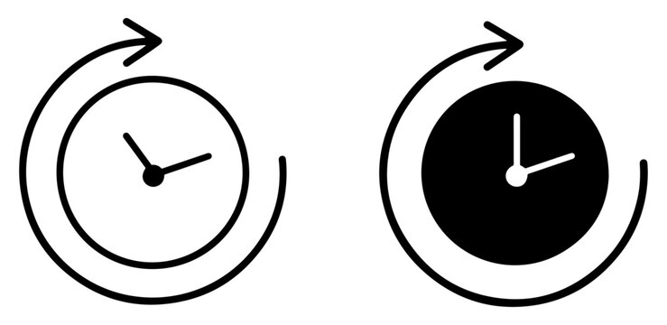 time forward arrow icon for web ui