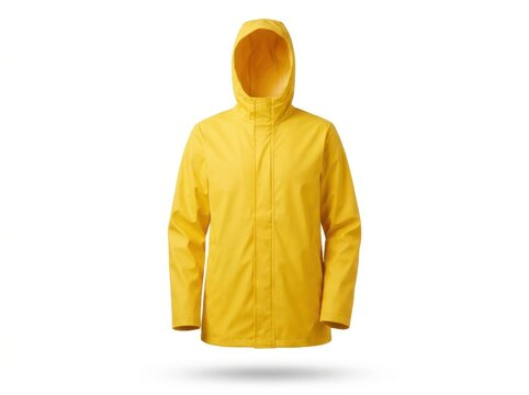 Floating Ghost-Mannequin Yellow Raincoat