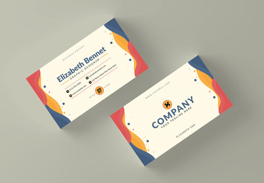 Modern Business Card Template Layout