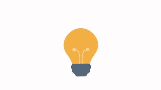 Animation Creative Business Idea Icon