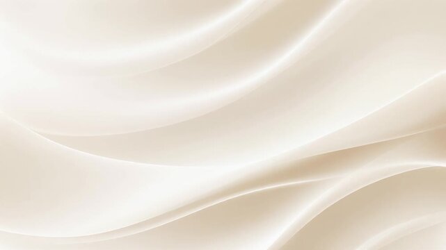 Elegant White Silk Fabric Flowing in Abstract Motion with Luxury Minimalist Aesthetic