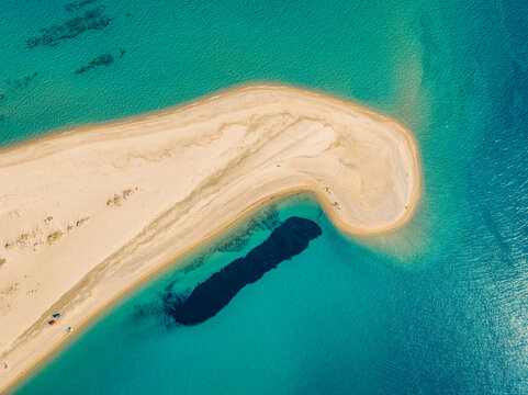 Beach on Possidi Cape on Kassandra peninsula, Halkidiki (Chalkidiki) in Greece