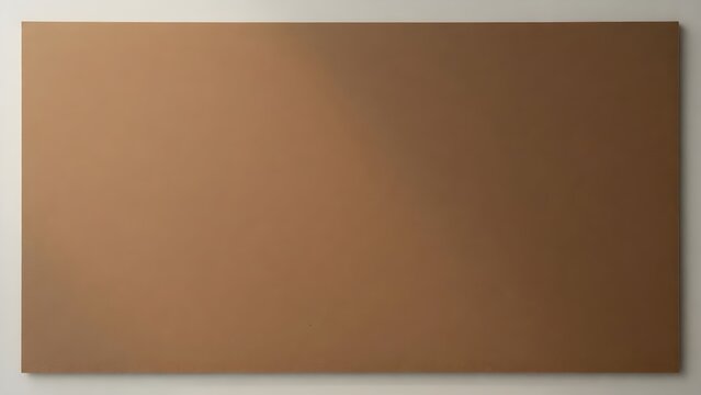 Blank rectangular brown textured surface with soft lighting