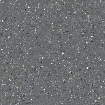 Dark grey terrazzo surface with fine stone and mineral chips