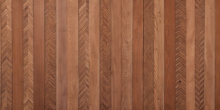 Natural walnut parquet wood flooring texture vertical chevron background panel