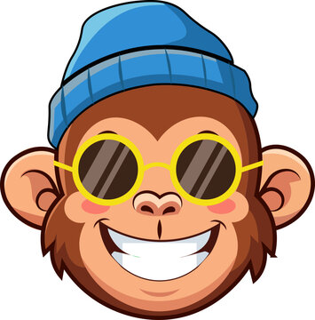 monkey eyeglass