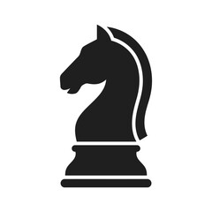 A chess knight piece representing strategic youth leadership, depicted as a black silhouette © Sabbir