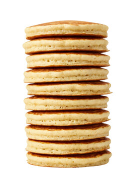 Stack of delicious chocolate sandwich cookies with transparent background for food packaging design.