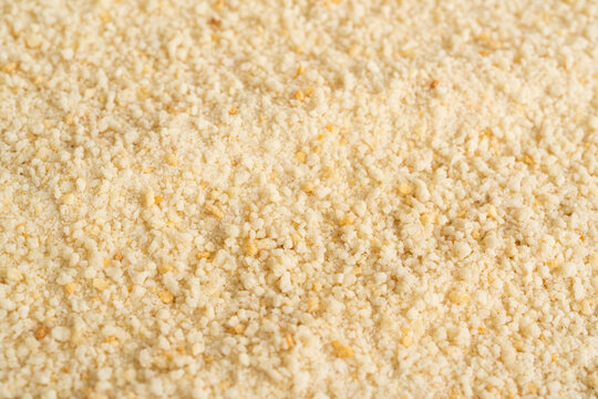 Bread Crumbs Texture Background, Crunchy Rusk Bread Crumbs Pattern