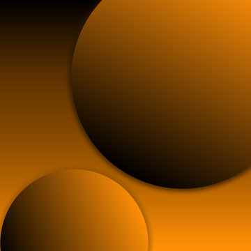 Abstract Orange Background With Shadow
