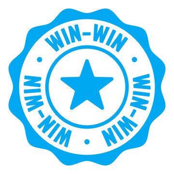 win-win seal badge. win-win label sticker. Vector sign