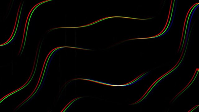 Abstract Glowing Curved Lines Background with Dynamic Fractal Wave Energy Futuristic Vector Design for Modern Technology Wallpaper and Colorful Motion Illustration