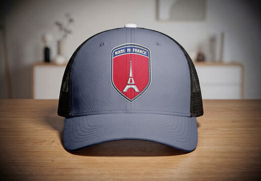 Front View Trucker Cap Mockup
