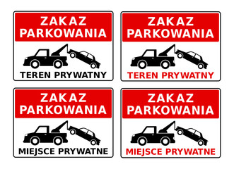 znak zakazu parkowania © robert6666