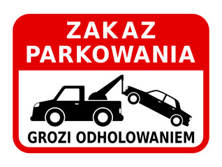 znak zakazu parkowania © robert6666