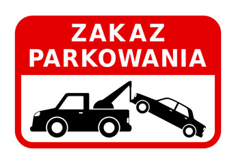 znak zakazu parkowania © robert6666