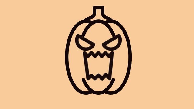Spooky Halloween Jack-o-Lantern Vector Illustration for Seasonal Festive Events 5