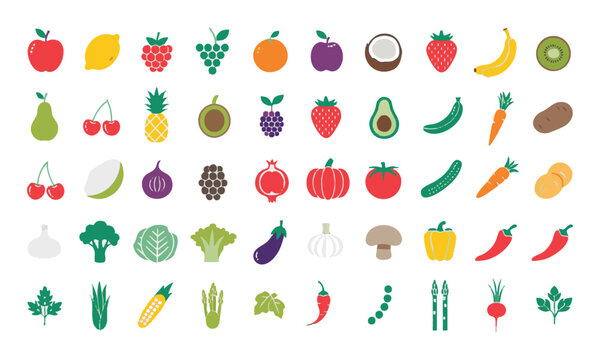 Farm Fresh Fruits And Vegetables.