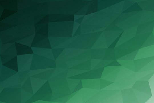 Forest Green Low Poly Geometric Background