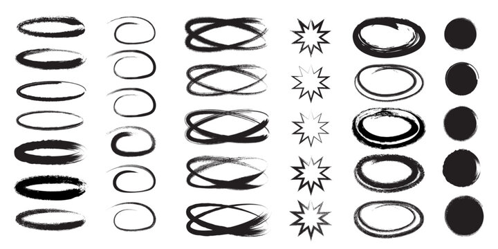 set of vector icons | spring vector design | curve and spring hand drawn design