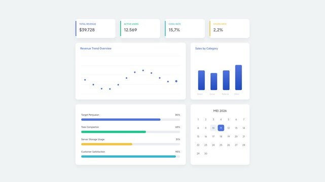 Modern Vector Login Form and Website UI Template with Web Interface Elements Navigation Menu Buttons Icons Business Landing Page Layout Design Illustration