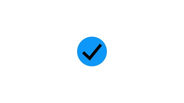 Check Mark Icon. Verified Approval Tick Symbol, Success Confirmation, Completed Task, Validation Badge, Accept Sign, Modern Flat UI Icon Isolated on White Background