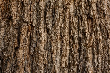 Obraz premium Realistic Weathered Tree Bark Background with Organic Wood Texture