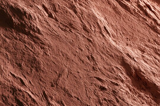 Textured, earthy surface with deep, linear striations and subtle undulations