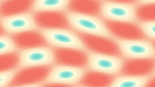 Abstract retro wavy pattern with soft pastel colors