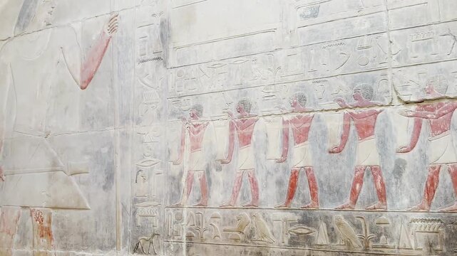Mastaba of Kagemni, one of the noble tombs at Saqqara.