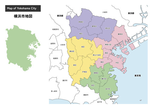 横浜市地図