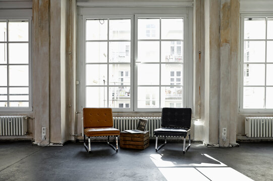 Interior of a loft flat