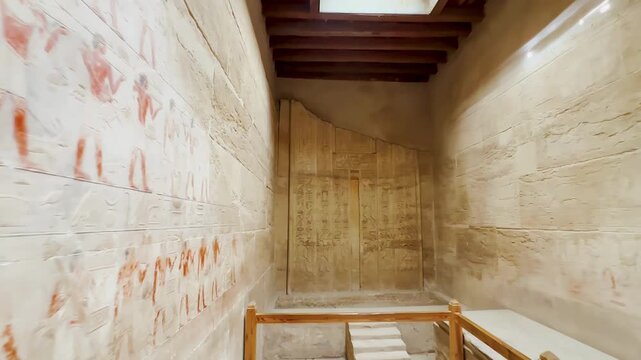Mastaba of Kagemni, one of the noble tombs at Saqqara.