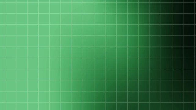 Abstract green grid background with neon glow light. Business and finance, cyber security, investment, market stock background