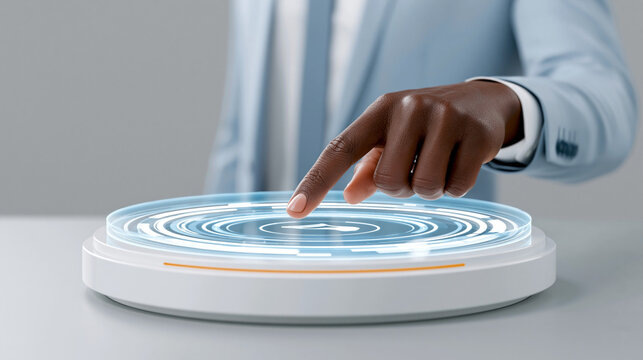 An AI-powered legal assistant analyzing a case with holographic data displays, symbolizing the future of legal services
