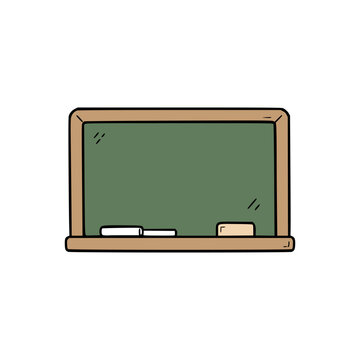 Blackboard vector illustration isolated on white background back to school classroom chalkboard icon