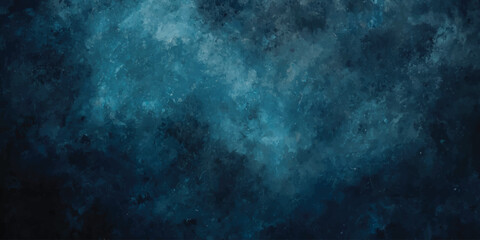 Dark Blue Abstract Grunge Texture Background © Silhouette Studio