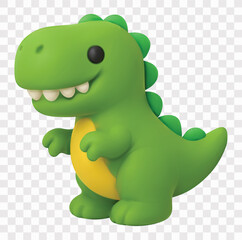 Dinosaur Vector Icon Set   3D icon set   T-Rex © Dian