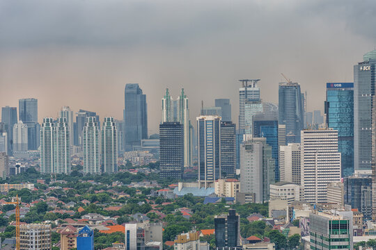 Jakarta City in Indonesia