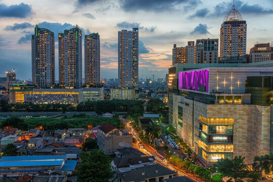 Jakarta City in Indonesia