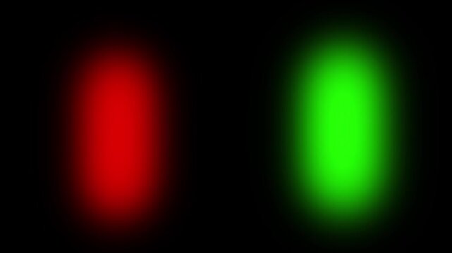 strobe effect (bright flashing red light on a black background, random timing), useful overlay for a quick horror fx. Defocused police red blue emergency lights-4k black background icon animation