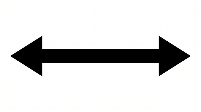 Arrow points in both horizontal directions.