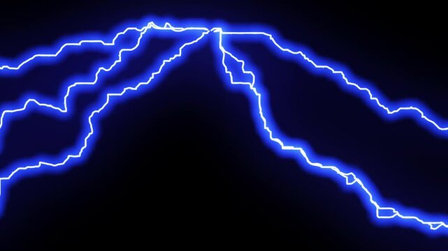 Arcing Dome Electric Blue Lightning Discharge Heavy Voltage Energy Animation Loop Overlay