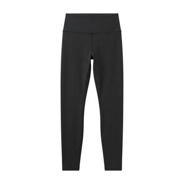 Black yoga leggings activewear pants front view