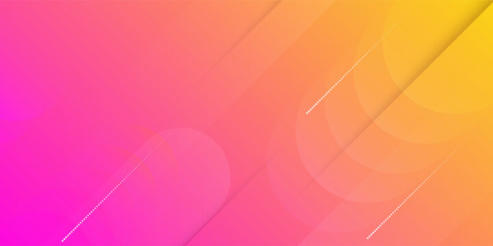 Vibrant Gradient Background with Pink and Yellow Color Tones. Applicable for gift card, Poster on wall poster template, EPS 10
