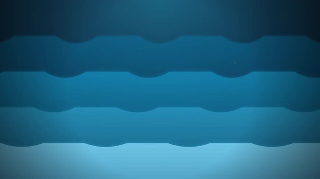 Animated background of blue gradient wavy layers scrolling in a seamless loop
