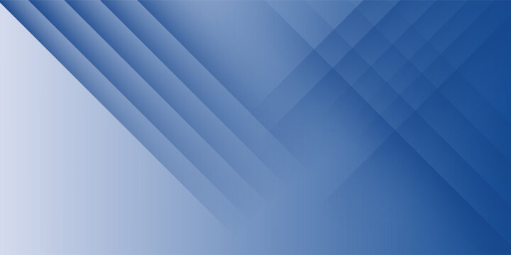 Abstract bacgkround blue and white gradient. Modern blue abstract rectangle box lines background for presentation design, banner, brocure, and business card