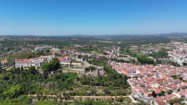 Convent of Christ Overlooking Central Portugal