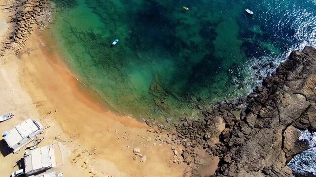 Panoramic Aerial View of French Beach Coastal Beauty Karachi Pakistan